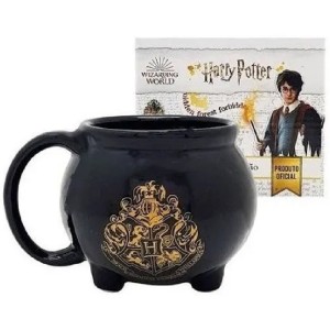 CANECA FORMATO 3D 500ML CALDEIRA HOGWARTS ZONA CRIATIVA
