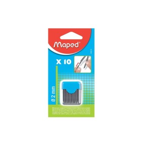 MINAS PARA COMPASSO 2MM 10UNID MAPED