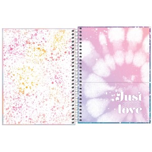 CADERNO ESPIRAL CD COLEGIAL 10M GOOD VIBES 160 FLS TILIBRA