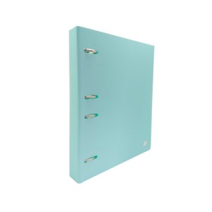 FICHÁRIO ARGOLADO COLEGIAL 96 FOLHAS TONS PASTEL AZUL YES