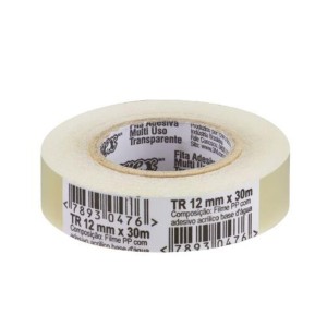 FITA ADESIVA DUREX 12MMX30M TRANSPARENTE 3M
