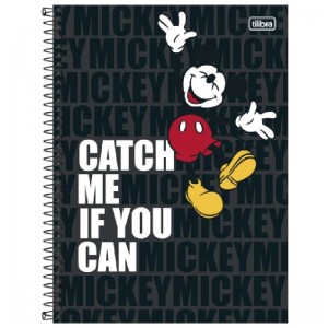 CADERNO CD UNIV MICKEY LIGHT 10M 160 FLS TILIBRA