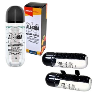 GARRAFA PARA PILULAS 600ML ALEGRIA UNIKA