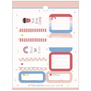 BLOCO DE ADESIVOS DECORADOS SOHO 12 FLS TILIBRA