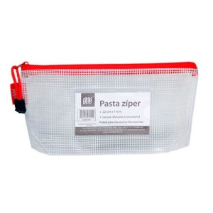 PASTA C/ ZIPER RETÂNGULO 20CMX11CM VERMELHO YES