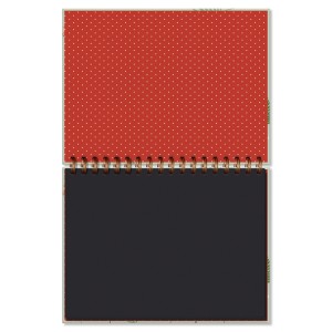 CADERNO DE CRIACAO LOVE GARDEN FLS PRETAS S/PAUTA FINA IDEIA