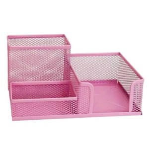 ORGANIZADOR DE MESA ARAMADO ROSA