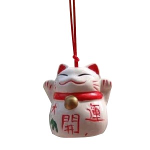 SINO DOS VENTOS PORCELANA 6X5CM GATO