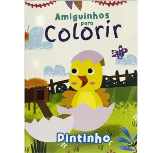 AMIGUINHOS PARA COLORIR PINTINHO TODOLIVRO