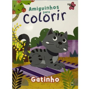 AMIGUINHOS PARA COLORIR GATINHO TODOLIVRO