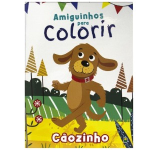 AMIGUINHOS PARA COLORIR CÃOZINHO TODOLIVRO