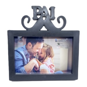 PORTA RETRATO PAI BIGODE PRETO