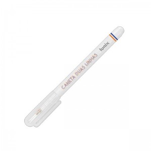 CANETA DUAS LINHAS LUNIX TILIBRA
