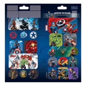 ADESIVO DECORADO DUPLO AVENGERS TILIBRA