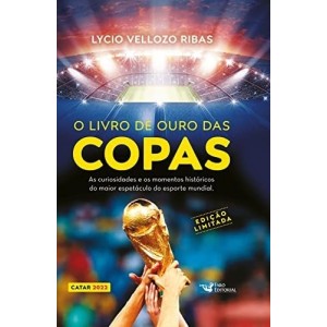 LIVRO DE OURO DAS COPAS EDIÇÃO LIMITADA ED FARO