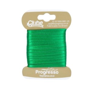 FITA CETIM DUPLO 4MMX10M VERDE BANDEIRA