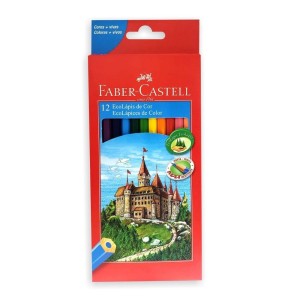 ECOLÁPIS DE COR 12 CORES FABER-CASTELL