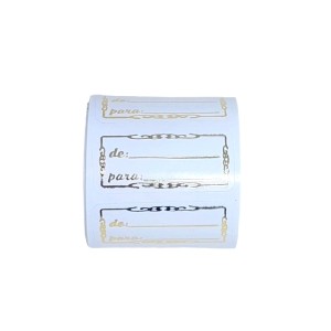 ETIQUETA DECORADAS DE/PARA C/100UNID