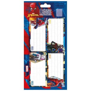 ETIQUETA ESCOLAR ADESIVA SPIDER-MAN TILIBRA