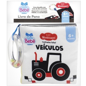 BABY MONTESSORI COTRASTES FOFOS! VEICULOS TODOLIVRO