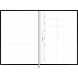 AGENDA EXECUTIVA CROCO COSTURADA DIÁRIA M6 TILIBRA