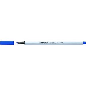 CANETA BRUSH PEN 68 AZUL ROYAL 568/32 STABILO