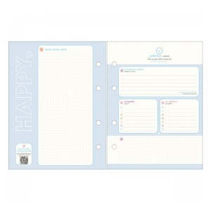 REFIL PLANNER ARGOLADO 17,7 X 24 CM HAPPY 90G TILIBRA