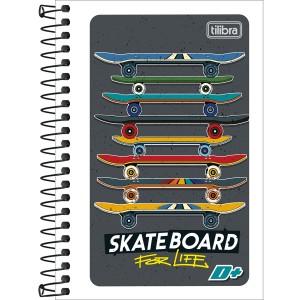 CADERNETA ESPIRAL CAPA FLEXÍVEL 1/8 D+ 96 FLS TILIBRA