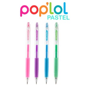 KIT CANETA POPLOL 0.7 PASTEL 4 UNIDS PILOT