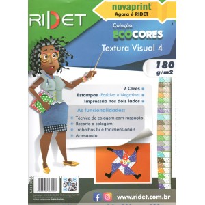 BLOCO ECOCORES TEXTURA VISUAL 4 23X32 180G 36 FLS RIDET