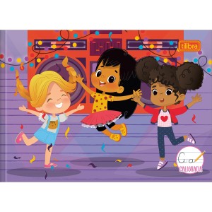 CADERNO CALIGRAFIA BROCHURA HORIZONTAL CD SAPECA 40F TILIBRA