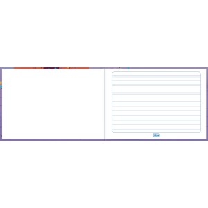 CADERNO CALIGRAFIA BROCHURA HORIZONTAL CD SAPECA 40F TILIBRA