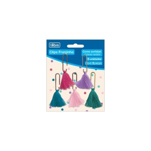 CLIPS FRANJINHA 28MM 5 UNIDS TILIBRA