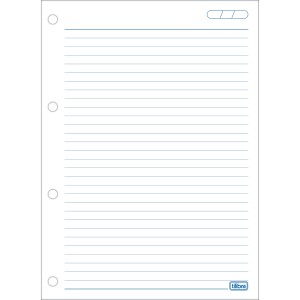 REFIL TILIFLEX FOLHAS SOLTAS P/ FICHÁRIO UNIV 96 FLS TILIBRA