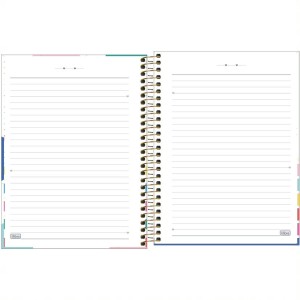 CADERNO ESPIRAL CD 1/4 BE NICE 80 FOLHAS TILIBRA