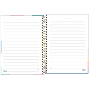 CADERNO ESPIRAL CD UNIVERSITÁRIO 10M BE NICE 160 FLS TILIBRA