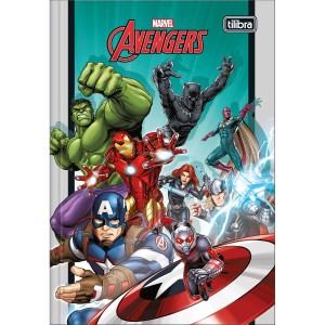 CADERNO BROCHURA CD 1/4 AVENGERS 80 FLS TILIBRA