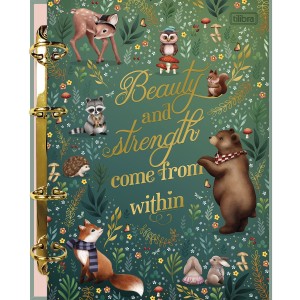 CADERNO ARGOLADO CARTONADO COLEGIAL LOVELAND 160F TILIBRA