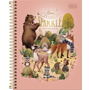 CADERNO ESPIRAL CD COLEGIAL 10M LOVELAND 160FLS TILIBRA