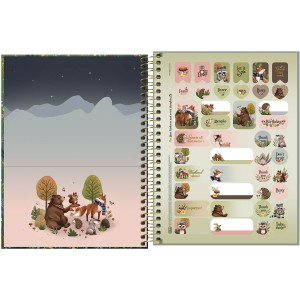 CADERNO ESPIRAL CD COLEGIAL 10M LOVELAND 160FLS TILIBRA
