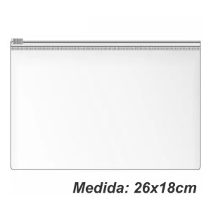 PASTA ZIP BAG 26X18CM 1 UNID