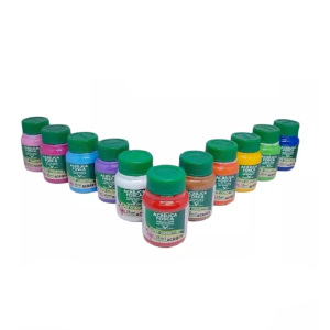 KIT TINTA ACRILICA FOSCA 10+1 CORES 37ML ACRILEX