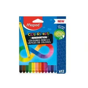LAPIS DE COR COLOR'PEPS INFINITY 12 CORES MAPED
