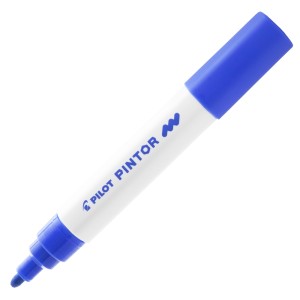 CANETA MARCADOR PILOT PINTOR MEDIA 1.4MM CLASSICA AZUL