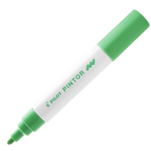 CANETA MARCADOR PILOT PINTOR MEDIA 1.4MM CRIATIVAS VERDE CLARO
