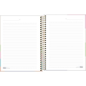 CADERNO CAPA DURA COLEGIAL HAPPY COLORS 10M 160 FLS TILIBRA