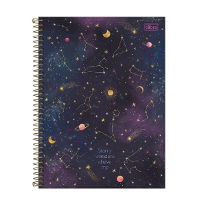 CADERNO ESPIRAL CD UNIV 10M MAGIC 160 FLS TILIBRA