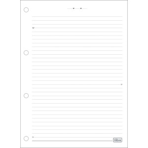 REFIL P/ FICHÁRIO UNIVERSITÁRIO HAPPY 90G 80 FOLHAS TILIBRA