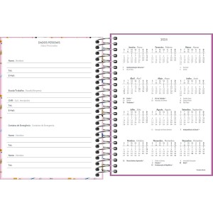 AGENDA ESPIRAL DIÁRIA D+ FEMININA M4 TILIBRA