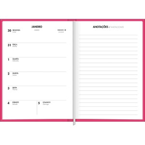 PLANNER EXECUTIVO COSTURADO NAPOLI CORES M3 TILIBRA